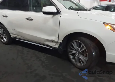 2017 Acura Mdx Technology Package z USA, uszkodzony, nr VIN 5FRYD4H59HB033380